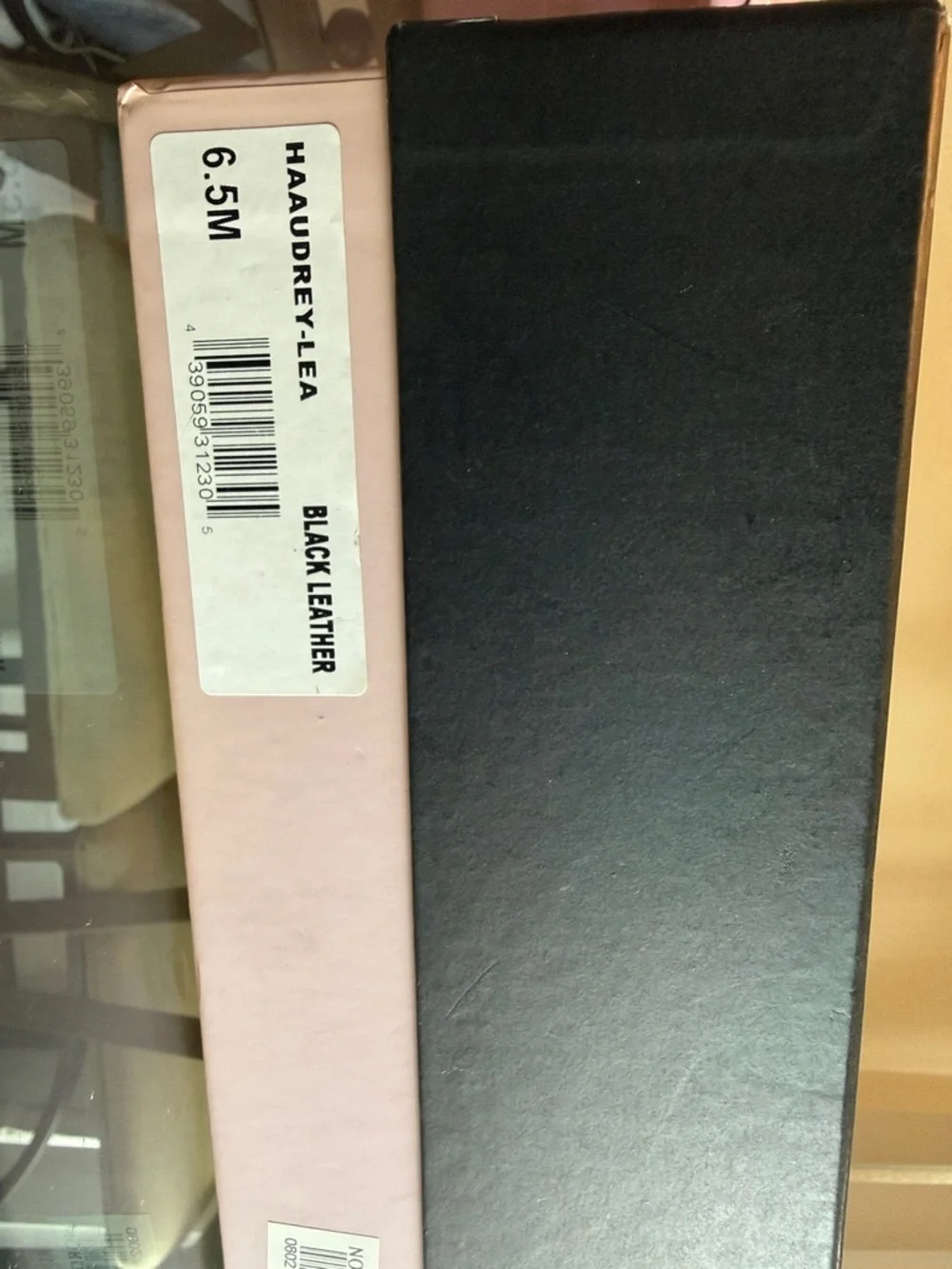 Women's Black Leather Ankle-Strap Heels - Picture 7 of 7